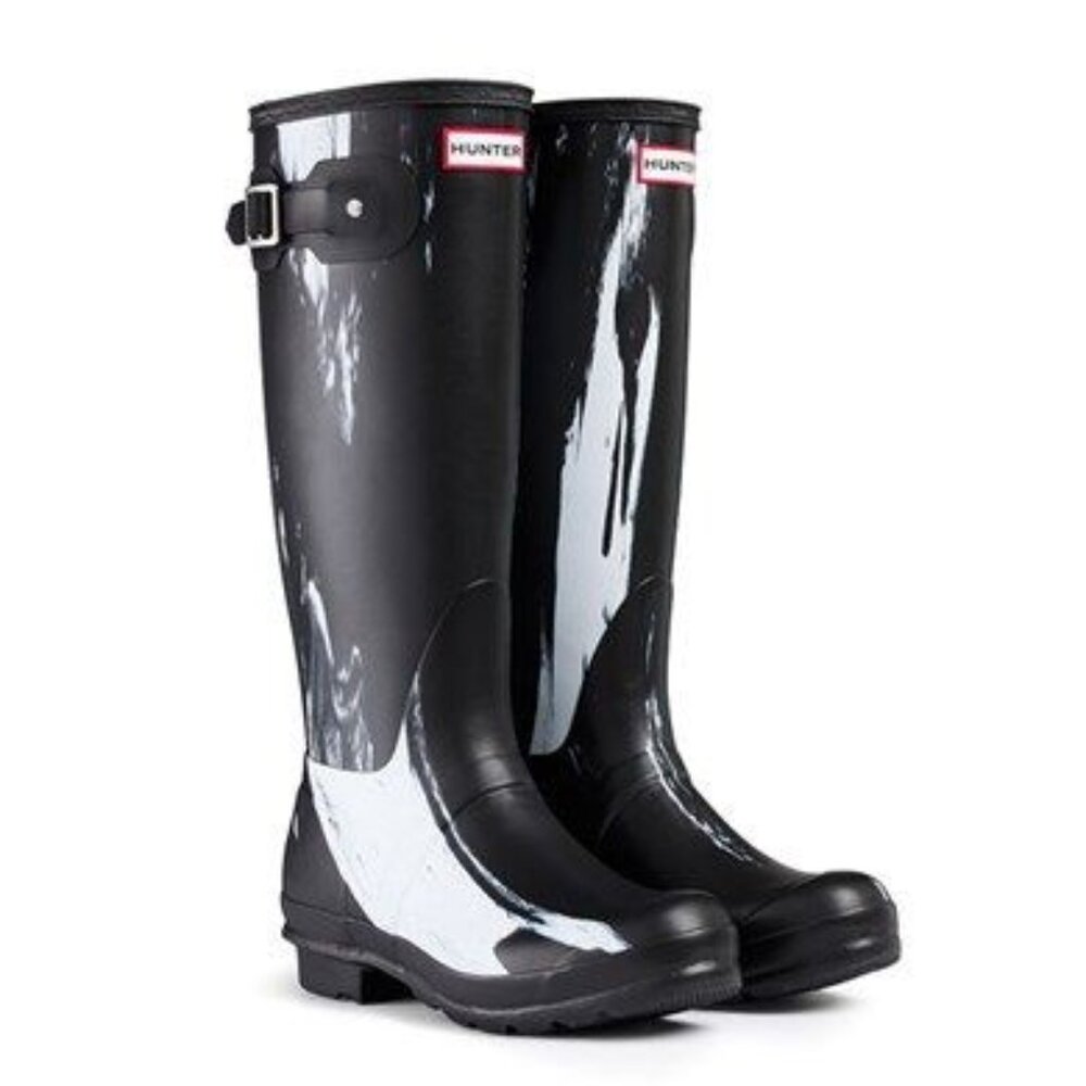 SUPER RARE!  HUNTER ORIGINAL LIMITED EDITION 'NIGHTFALL' WELLINGTON RAINBOOTS
